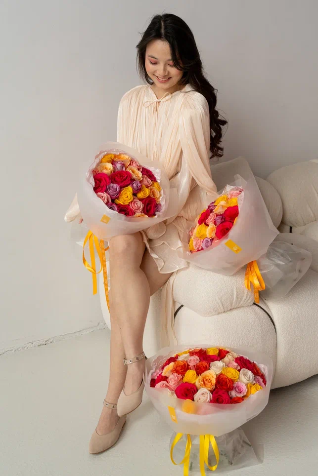 Букет Mix Roze