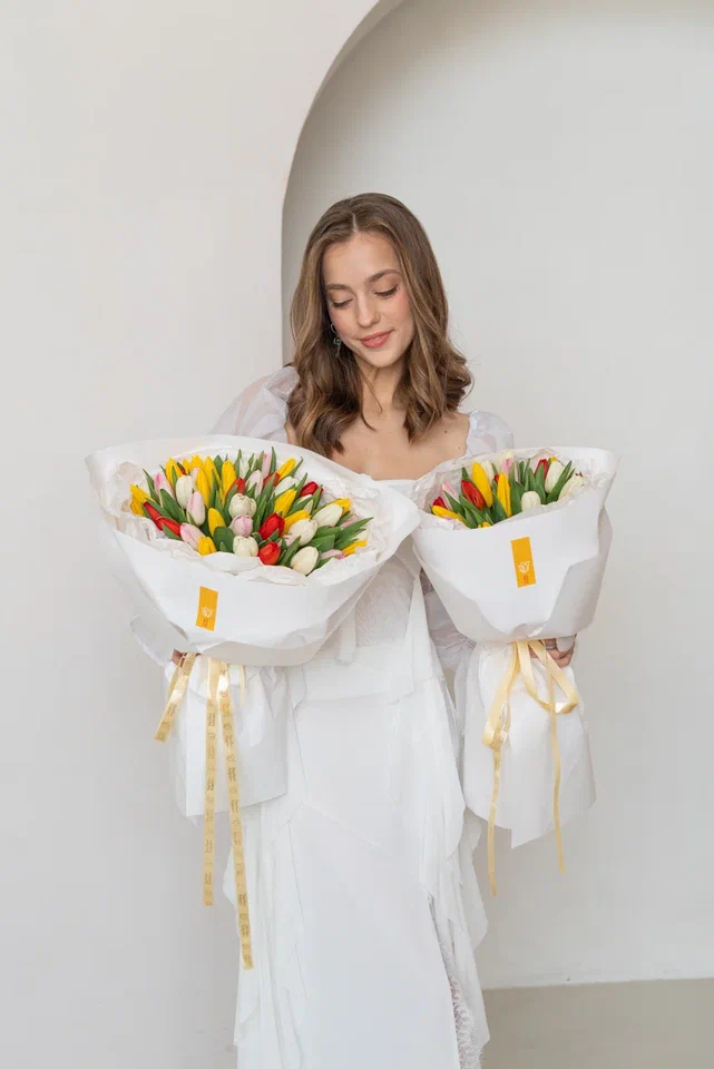 Букет тюльпанов Мармеладное ассорти 