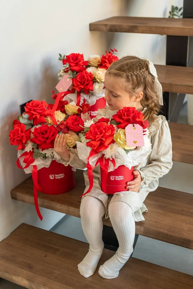 Композиция из цветов Спасибо за все