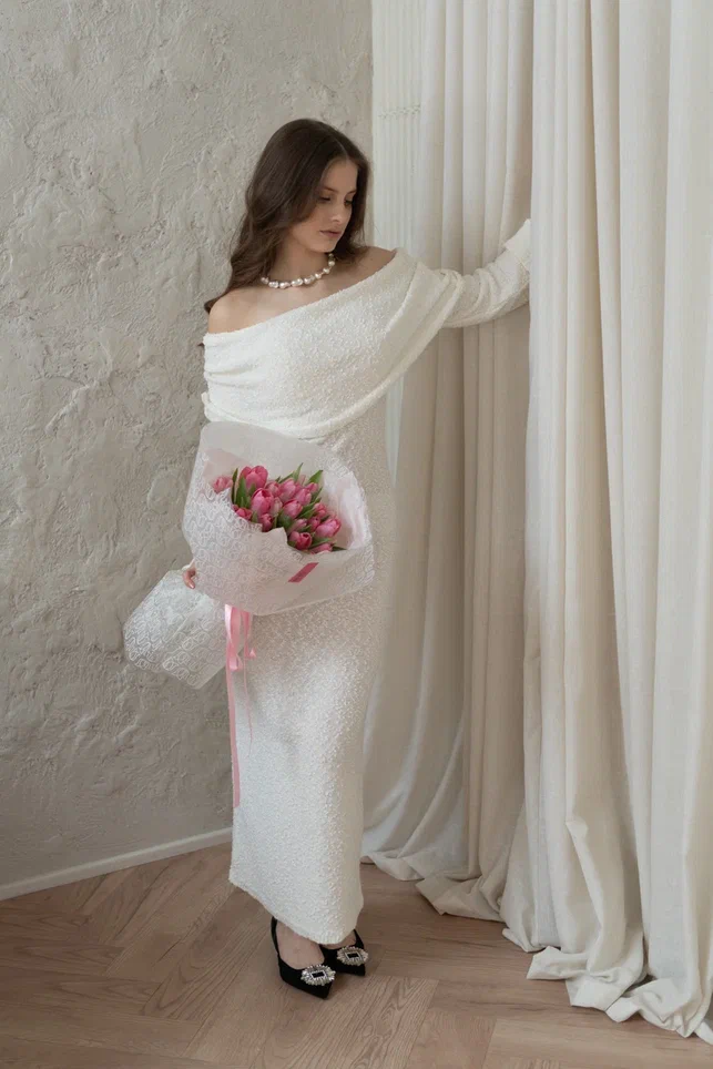 Букет тюльпанов Розовый жемчуг