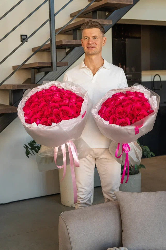 Букет из 51 розы  Лучшему человеку