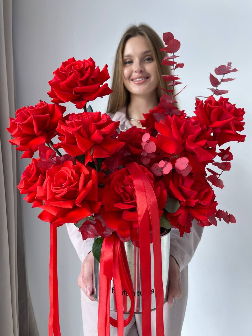 Авторская композиция из роз Богема