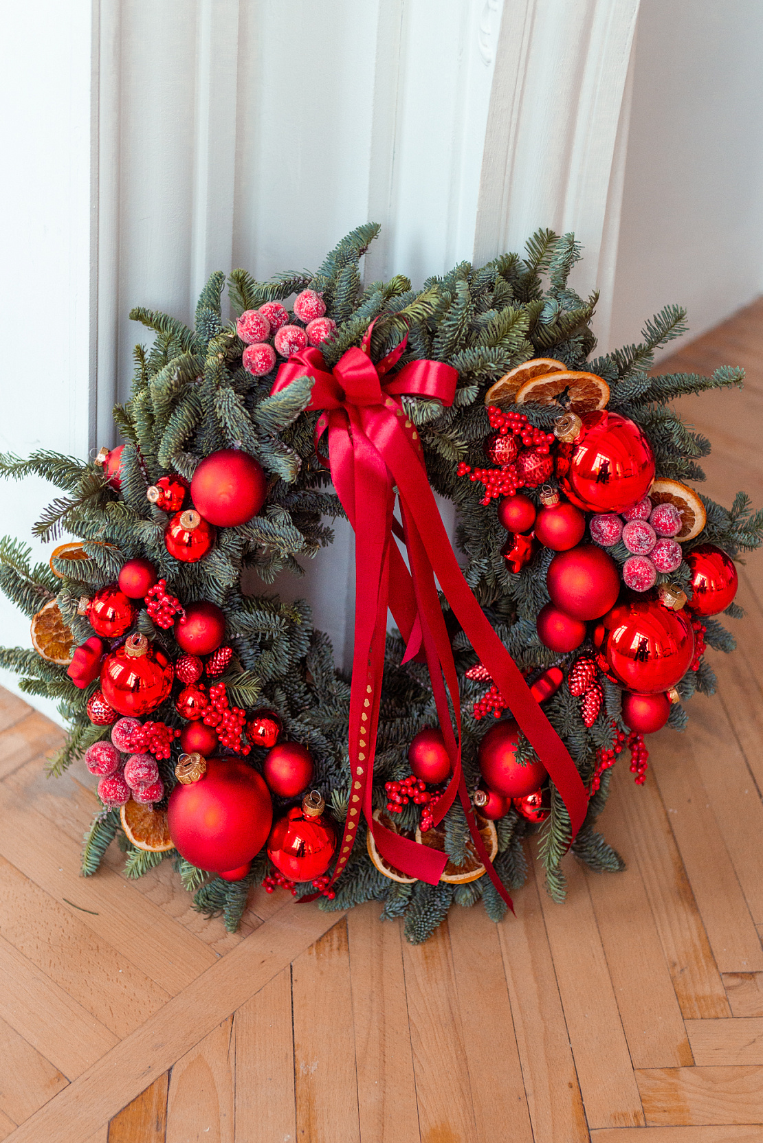 Новогодний венок Fire Circle