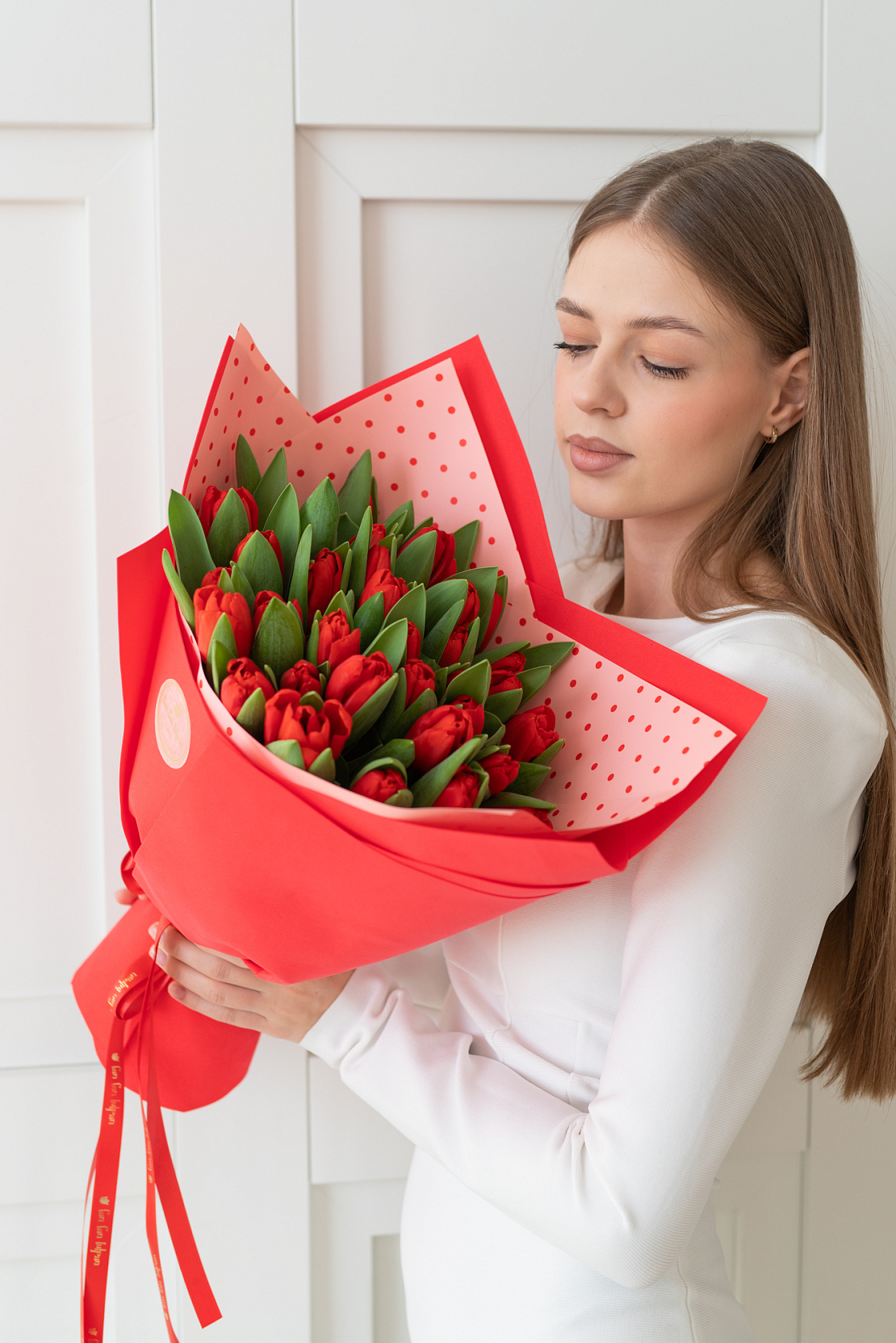 Букет тюльпанов Red Mars