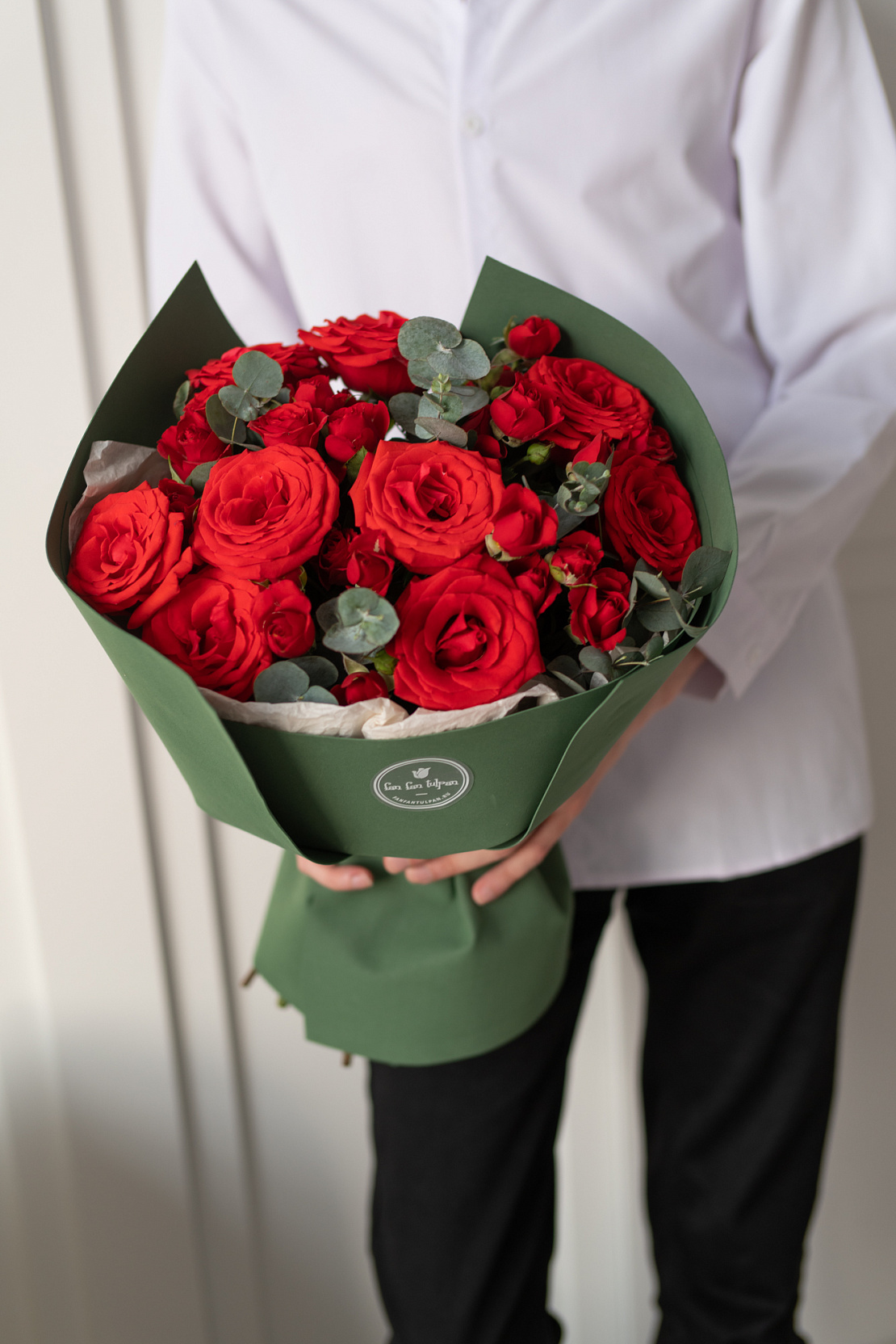 Букет Red paper